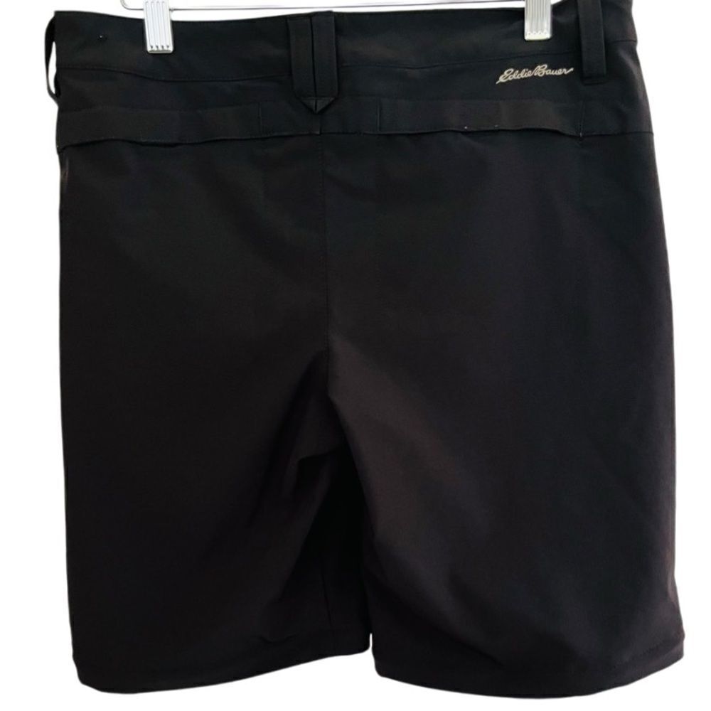 Eddie Bauer black Convertible zip off /to shorts nylon pants size 6. - Picture 7 of 8